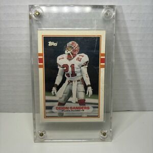 1989 Topps Traded Deion‎ Sanders #30T Rookie Atlanta Falcons HOF